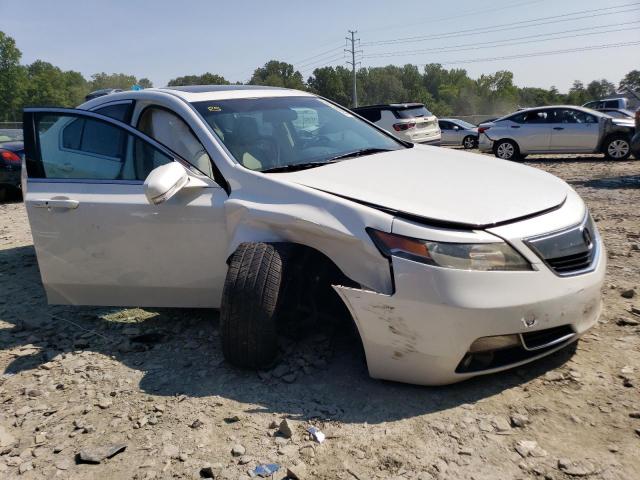 19UUA8F54EA006984 - 2014 ACURA TL TECH WHITE photo 4