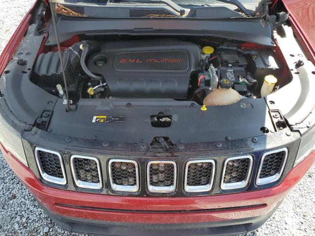 3C4NJCBB5JT468555 - 2018 JEEP COMPASS LATITUDE 红色 照片 12