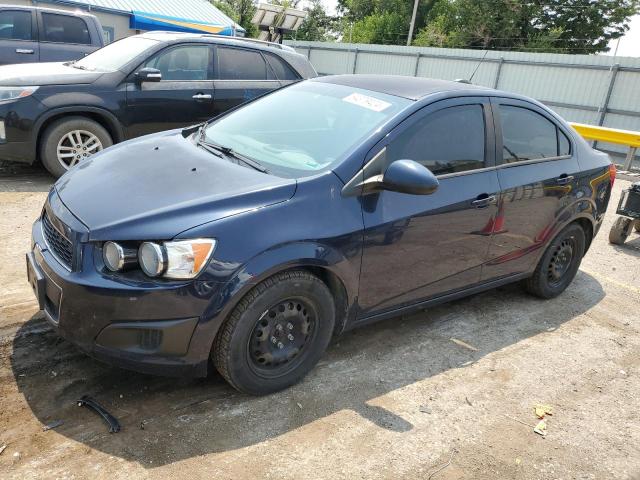 1G1JA5SH7F4165359 - 2015 CHEVROLET SONIC LS BLACK photo 1
