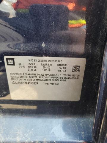 1G1JA5SH7F4165359 - 2015 CHEVROLET SONIC LS BLACK photo 13