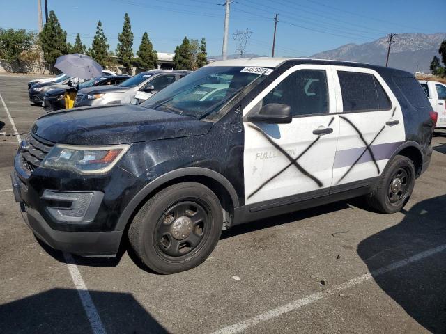 1FM5K8AR9GGB07038 - 2016 FORD EXPLORER POLICE INTERCEPTOR TWO TONE photo 1