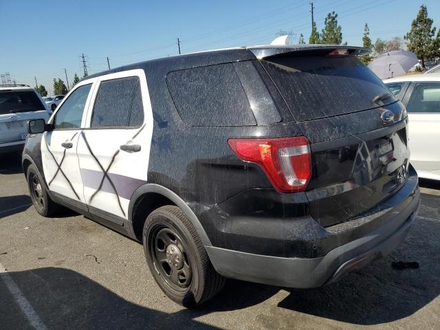 1FM5K8AR9GGB07038 - 2016 FORD EXPLORER POLICE INTERCEPTOR TWO TONE photo 2