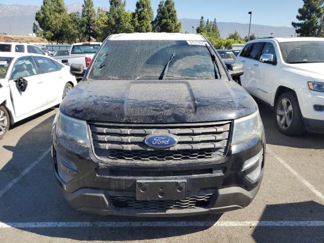 1FM5K8AR9GGB07038 - 2016 FORD EXPLORER POLICE INTERCEPTOR TWO TONE photo 5