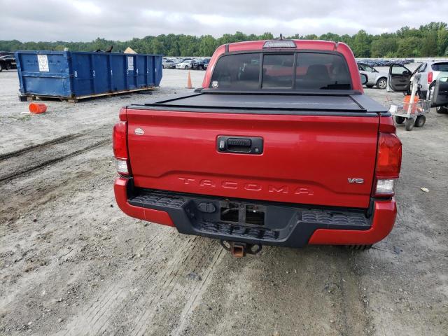 3TMCZ5ANXGM006681 - 2016 TOYOTA TACOMA DOUBLE CAB RED photo 6