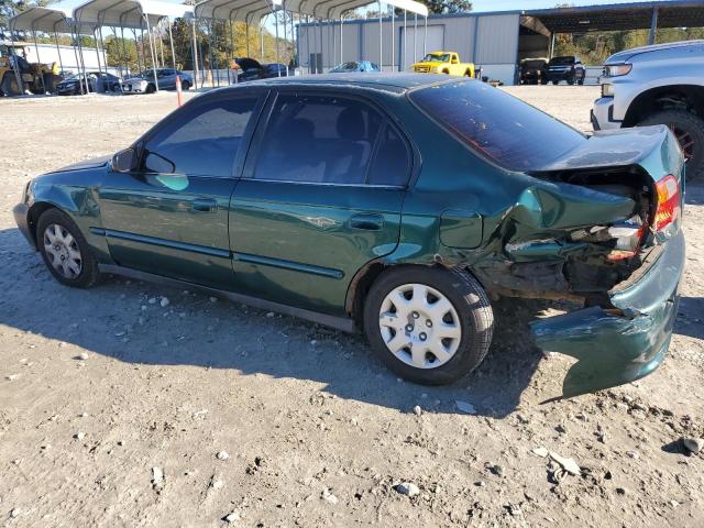 2HGEJ6618YH561478 - 2000 HONDA CIVIC BASE GREEN photo 3