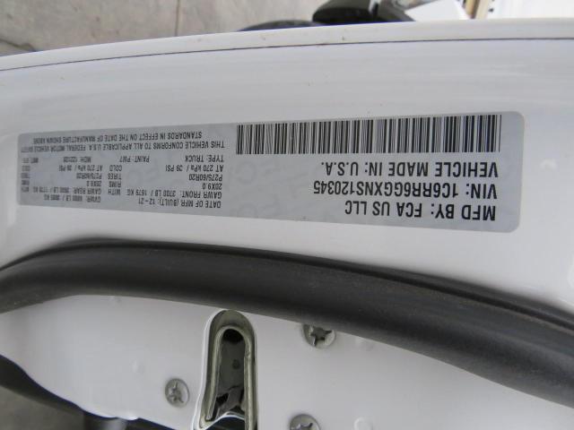 1C6RR6GGXNS120345 - 2022 RAM 1500 CLASS SLT თეთრი ფოტო 10