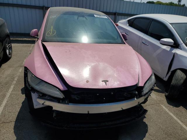 5YJ3E1EA2RF734448 - 2024 TESLA MODEL 3 粉色 照片 5