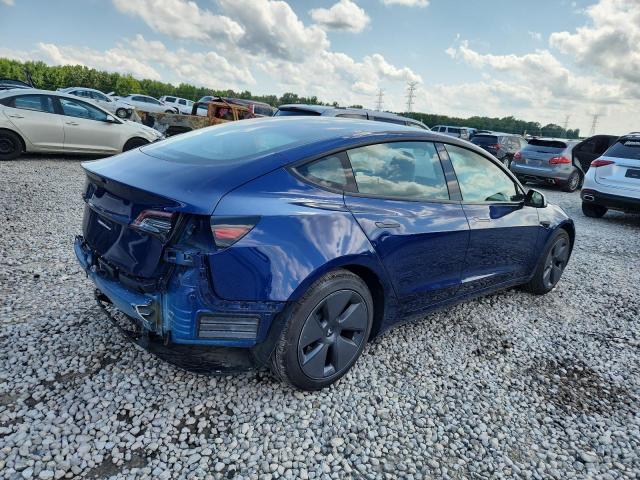 5YJ3E1EA6PF492180 - 2023 TESLA MODEL 3 BLUE photo 3