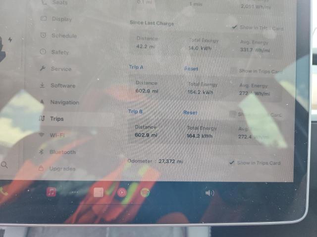 5YJ3E1EA6PF492180 - 2023 TESLA MODEL 3 BLUE photo 9