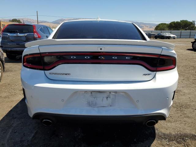 2C3CDXHG2KH527178 - 2019 DODGE CHARGER GT WHITE photo 6