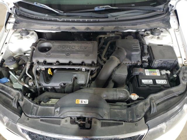 KNAFU4A27D5736364 - 2013 KIA FORTE EX WHITE photo 11