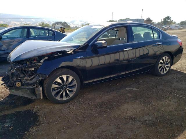 1HGCR6F33EA001685 - 2014 HONDA ACCORD HYBRID BLACK photo 1