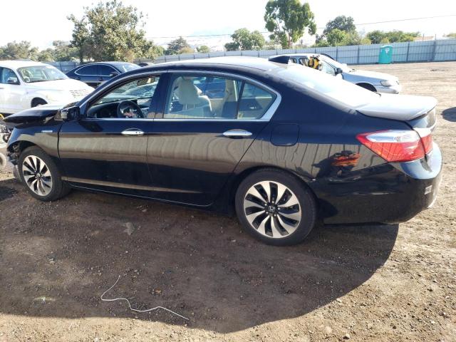 1HGCR6F33EA001685 - 2014 HONDA ACCORD HYBRID BLACK photo 2