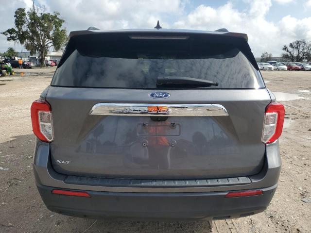 1FMSK7DH2NGA35127 - 2022 FORD EXPLORER XLT GRAY photo 6