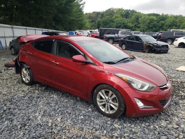 5NPDH4AE7GH676549 - 2016 HYUNDAI ELANTRA SE RED photo 4