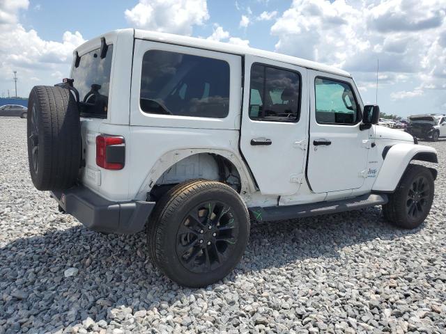 1C4JJXP67MW839456 - 2021 JEEP WRANGLER U SAHARA 4XE WHITE photo 3