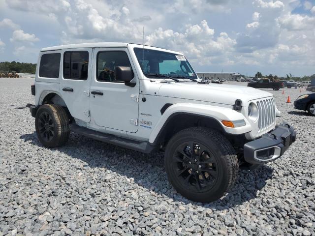 1C4JJXP67MW839456 - 2021 JEEP WRANGLER U SAHARA 4XE WHITE photo 4