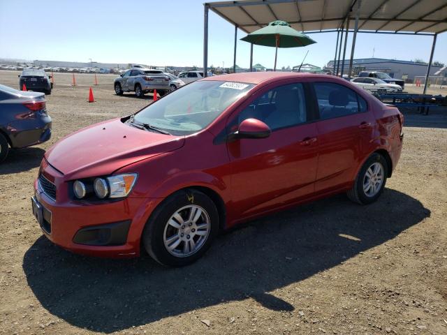 1G1JA5SH3C4229408 - 2012 CHEVROLET SONIC LS RED photo 1