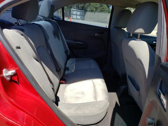 1G1JA5SH3C4229408 - 2012 CHEVROLET SONIC LS RED photo 10