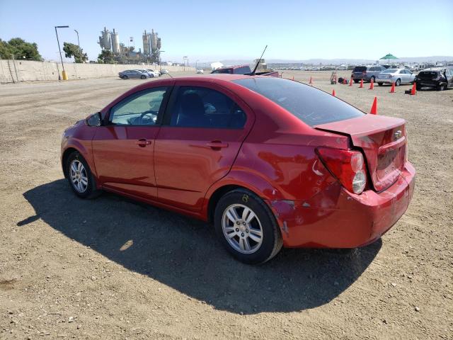 1G1JA5SH3C4229408 - 2012 CHEVROLET SONIC LS RED photo 2