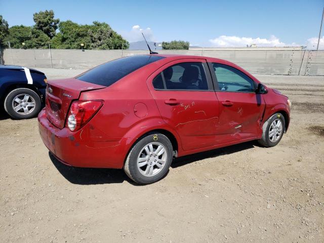 1G1JA5SH3C4229408 - 2012 CHEVROLET SONIC LS RED photo 3