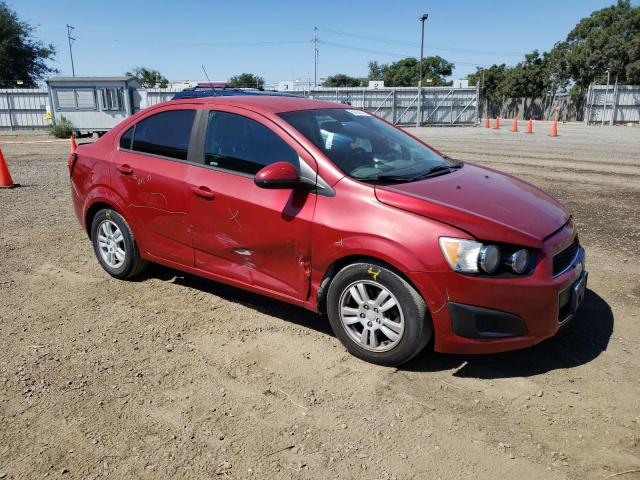 1G1JA5SH3C4229408 - 2012 CHEVROLET SONIC LS RED photo 4
