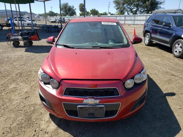 1G1JA5SH3C4229408 - 2012 CHEVROLET SONIC LS RED photo 5