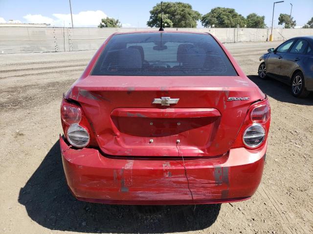 1G1JA5SH3C4229408 - 2012 CHEVROLET SONIC LS RED photo 6