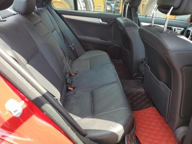 WDDGF8AB9ER323175 - 2014 MERCEDES-BENZ C 300 4MATIC RED photo 10