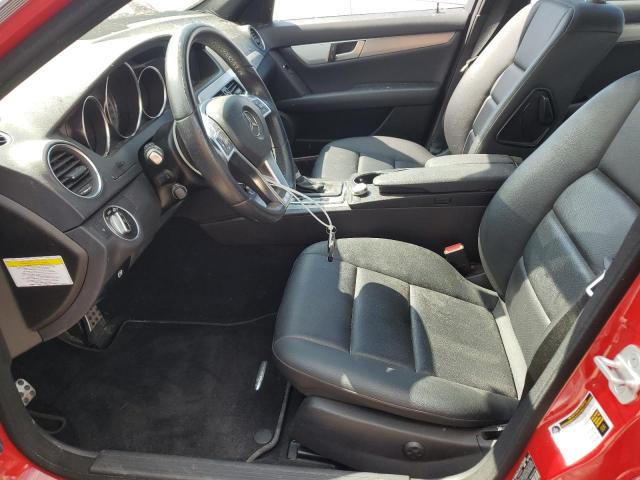 WDDGF8AB9ER323175 - 2014 MERCEDES-BENZ C 300 4MATIC RED photo 7