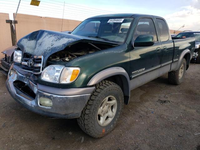 5TBBT48191S175813 - 2001 TOYOTA TUNDRA ACCESS CAB LIMITED GREEN photo 1