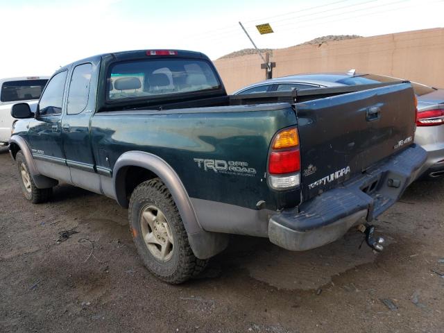 5TBBT48191S175813 - 2001 TOYOTA TUNDRA ACCESS CAB LIMITED GREEN photo 2