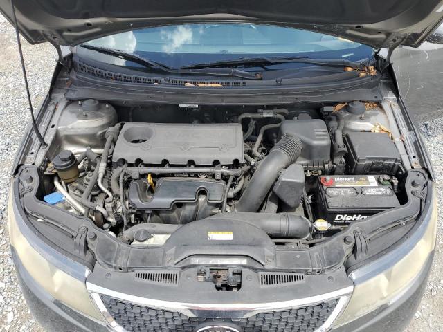 KNAFU5A21B5398933 - 2011 KIA FORTE EX GRAY photo 11