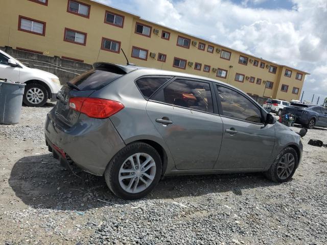 KNAFU5A21B5398933 - 2011 KIA FORTE EX GRAY photo 3