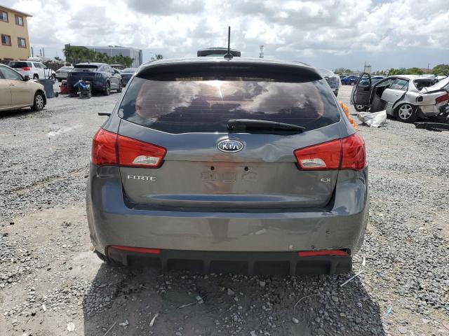 KNAFU5A21B5398933 - 2011 KIA FORTE EX GRAY photo 6