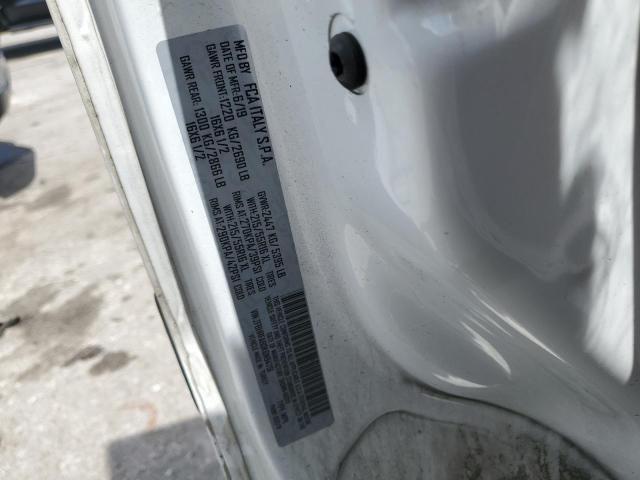 ZFBHRFAB0K6N94751 - 2019 RAM PROMASTER თეთრი ფოტო 13