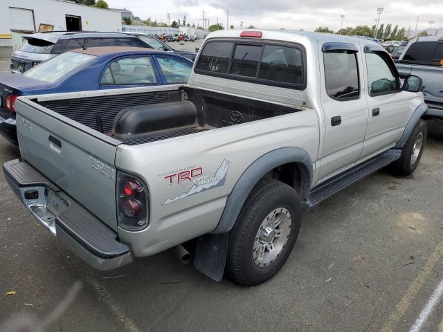 5TEGN92N12Z072597 - 2002 TOYOTA TACOMA DOUBLE CAB PRERUNNER SILVER photo 3