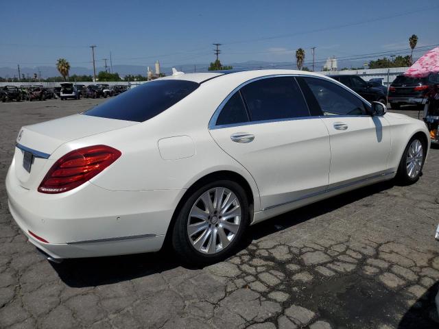 WDDUG8CB2FA130458 - 2015 MERCEDES-BENZ S 550 WHITE photo 3