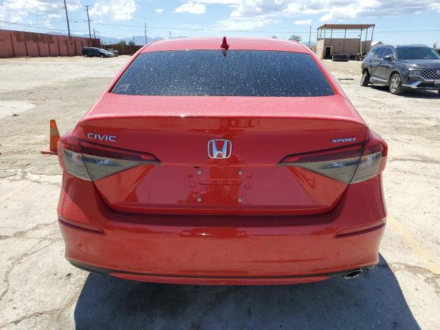 2HGFE2F52PH516393 - 2023 HONDA CIVIC SPORT 红色 照片 6