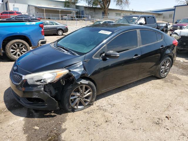 KNAFX4A68G5597358 - 2016 KIA FORTE LX BLACK photo 1