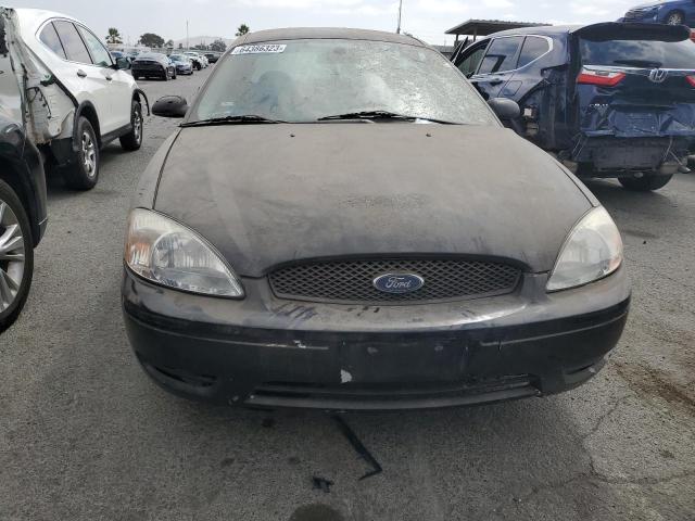 1FAFP53U66A105734 - 2006 FORD TAURUS SE BLACK photo 5