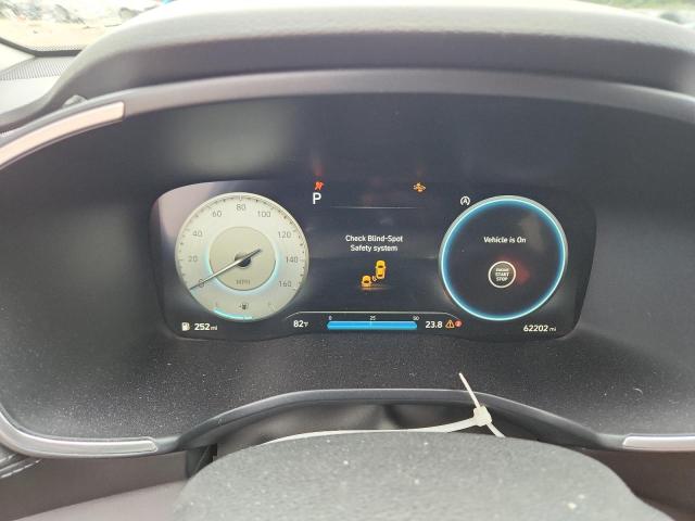 5NMS3DAJ2MH370029 - 2021 HYUNDAI SANTA FE SEL SILVER photo 9