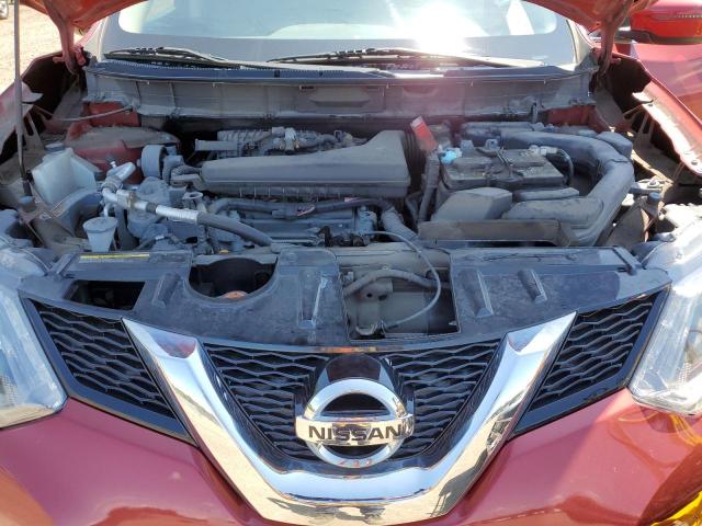 5N1AT2MV5GC843161 - 2016 NISSAN ROGUE S RED photo 12