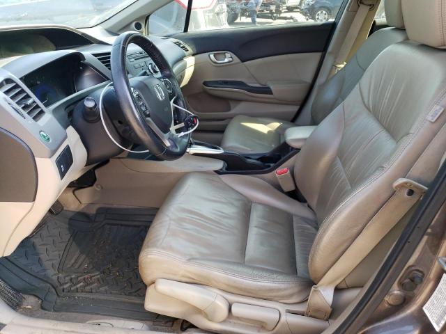 19XFB2F9XCE344730 - 2012 HONDA CIVIC EXL 灰色 照片 7