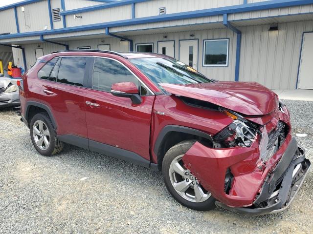 JTMD6RFV6LD004283 - 2020 TOYOTA RAV4 LIMITED RED photo 4