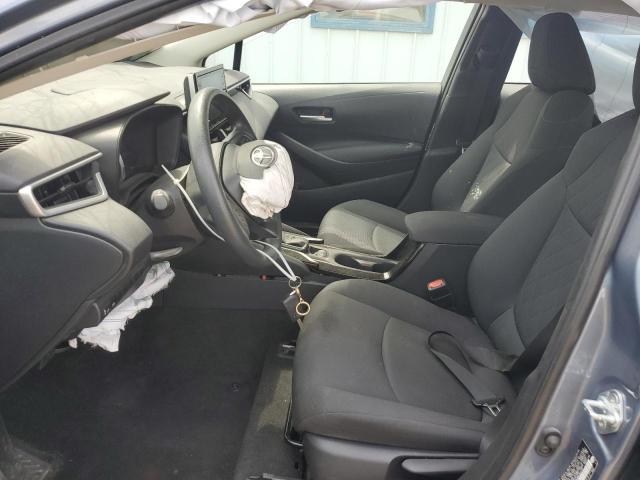 5YFEPMAE4MP248279 - 2021 TOYOTA COROLLA LE BLUE photo 7