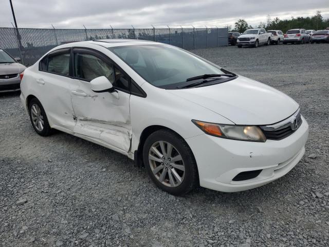 2HGFB2F9XCH060908 - 2012 HONDA CIVIC EXL WHITE photo 4