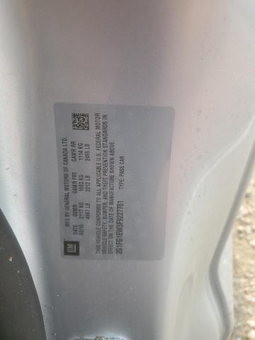 2G1FG1EW3F9227781 - 2015 CHEVROLET CAMARO SS SILVER photo 12