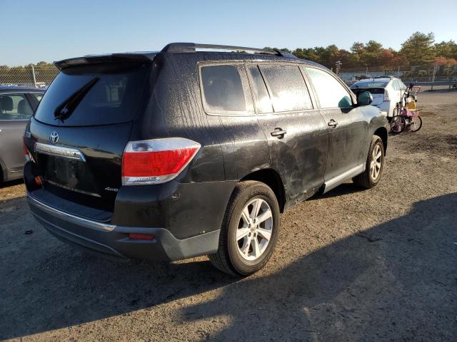 5TDBK3EH5DS177004 - 2013 TOYOTA HIGHLANDER BASE BLACK photo 4