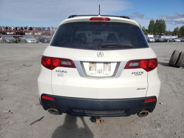 5J8TB1H29AA800425 - 2010 ACURA RDX WHITE photo 6